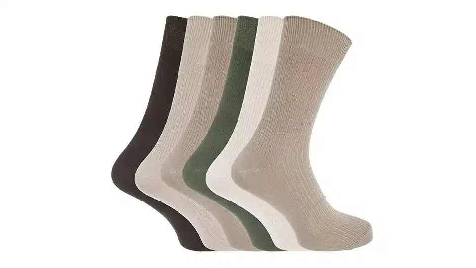 جوراب مردانه بامبو تک رنگ